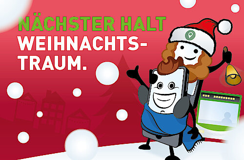 Basti und Ralfi in Weihnachtsstimmung